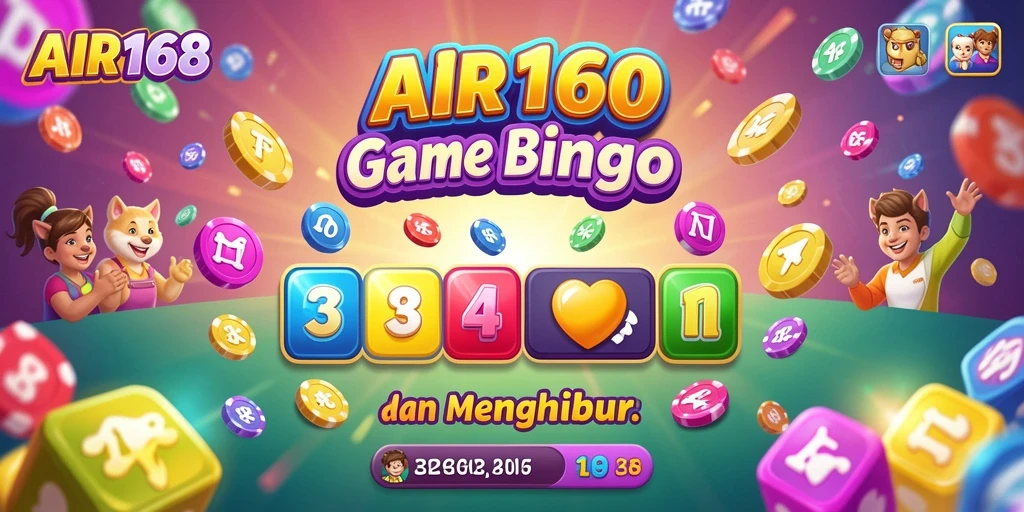 Tampilan gameplay Bingo yang seru dan interaktif di AIR168.