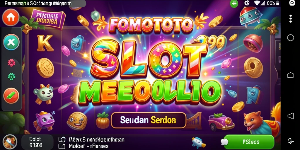 Screenshot utama FOMOTOTO menampilkan gameplay Slot yang seru.