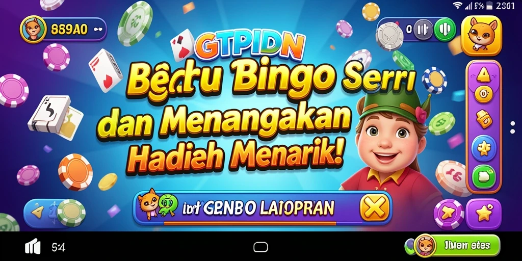 Tampilan gameplay seru GTPIDN dalam aksi Bingo.
