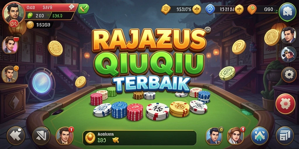 Screenshot dari RAJAZEUS menampilkan gameplay seru QiuQiu.
