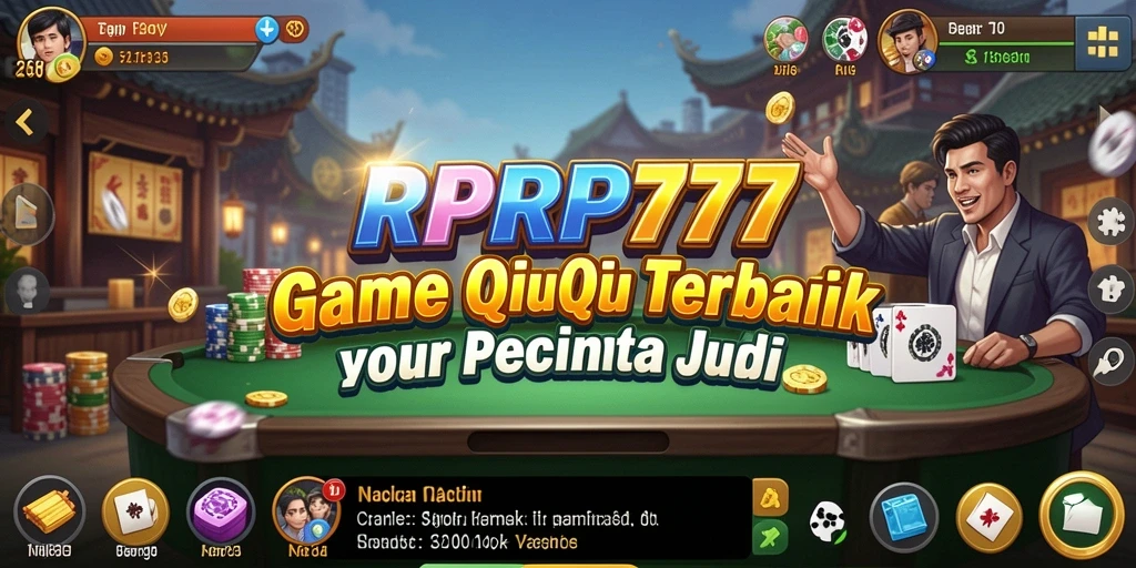 Tampilan gameplay QiuQiu yang menegangkan di RPRP777.