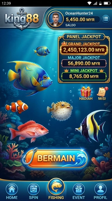 Screeshot aplikasi king88 dengan fitur pencarian yang efisien.